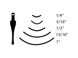 Flexcut #6 x 1" Gouge