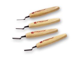 Flexcut Dogleg Chisel Micro Tool Set