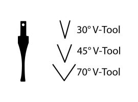 SK760 Flexcut #11 x 1/2" x 60 Soft V-Tool