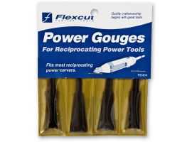 Flexcut 4 Piece Power Carving Roughing Gouge Set