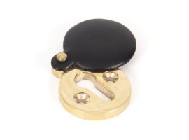 From The Anvil Ebony Round Escutcheon