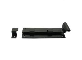 From the Anvil Black Door Bolt Straight 6 inch