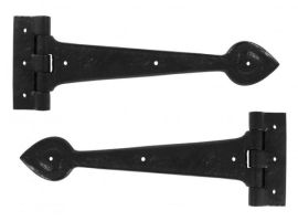 From The Anvil Antique Black 12" T Hinge (pair)