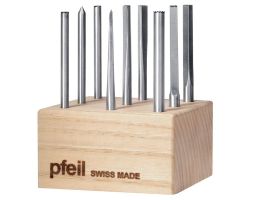 Pfeil Background Punch Set With Holder