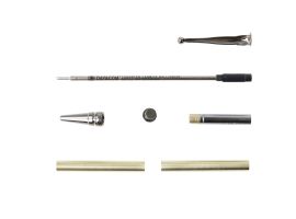 Planet Gun Metal Ball End Clip 7mm Twist Pen Kit (5 Pack)