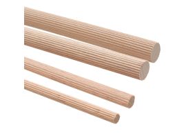 Fluted Beech Dowels