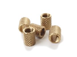 Knurled Brass Bottle Stopper Inserts