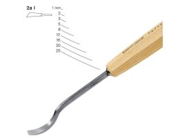 Pfeil Spoon Bent Chisel left skew No PF2AL