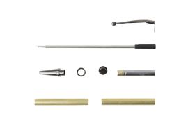 Planet Gun Metal 7mm Twist Slimline Pen Kit (5 Pack)