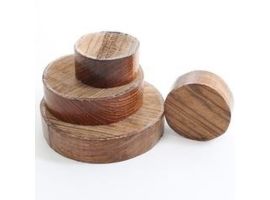 Zebrano Bowl Blanks 51mm x 76mm