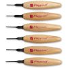 Flexcut 6 Piece 1.5 mm Mixed Profile Micro Tool Set