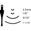 Flexcut SK905 Chisel  - Sweep 5 X 1.1/16" (28mm) 