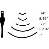  Flexcut #6 x 1" Gouge