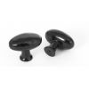 Oval Cabinet Knob - Black