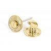 Polished Brass Round Bathroom Thumbturn