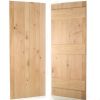 European Oak Ledged Internal Door