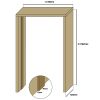 Tulipwood single door casing, 30mm thickness, loose stops