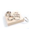 Nickel-plated Keyring Fixing Rings