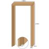 Oak single door casing, 30mm thickness, rebated 44mm