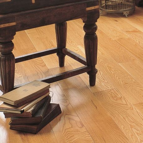 Solid hardwood flooring